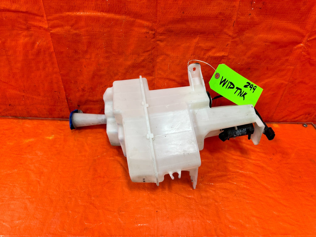 13 16 HYUNDAI GENESIS COUPE WINDSHIELD WIPER FLUID RESERVOIR TANK W/ MOTORS #2990