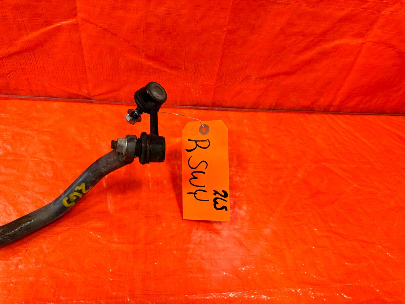12 15 HONDA CIVIC SI   PROGRESS REAR SWAY ANTI ROLL STABILIZER BAR   OEM #2654