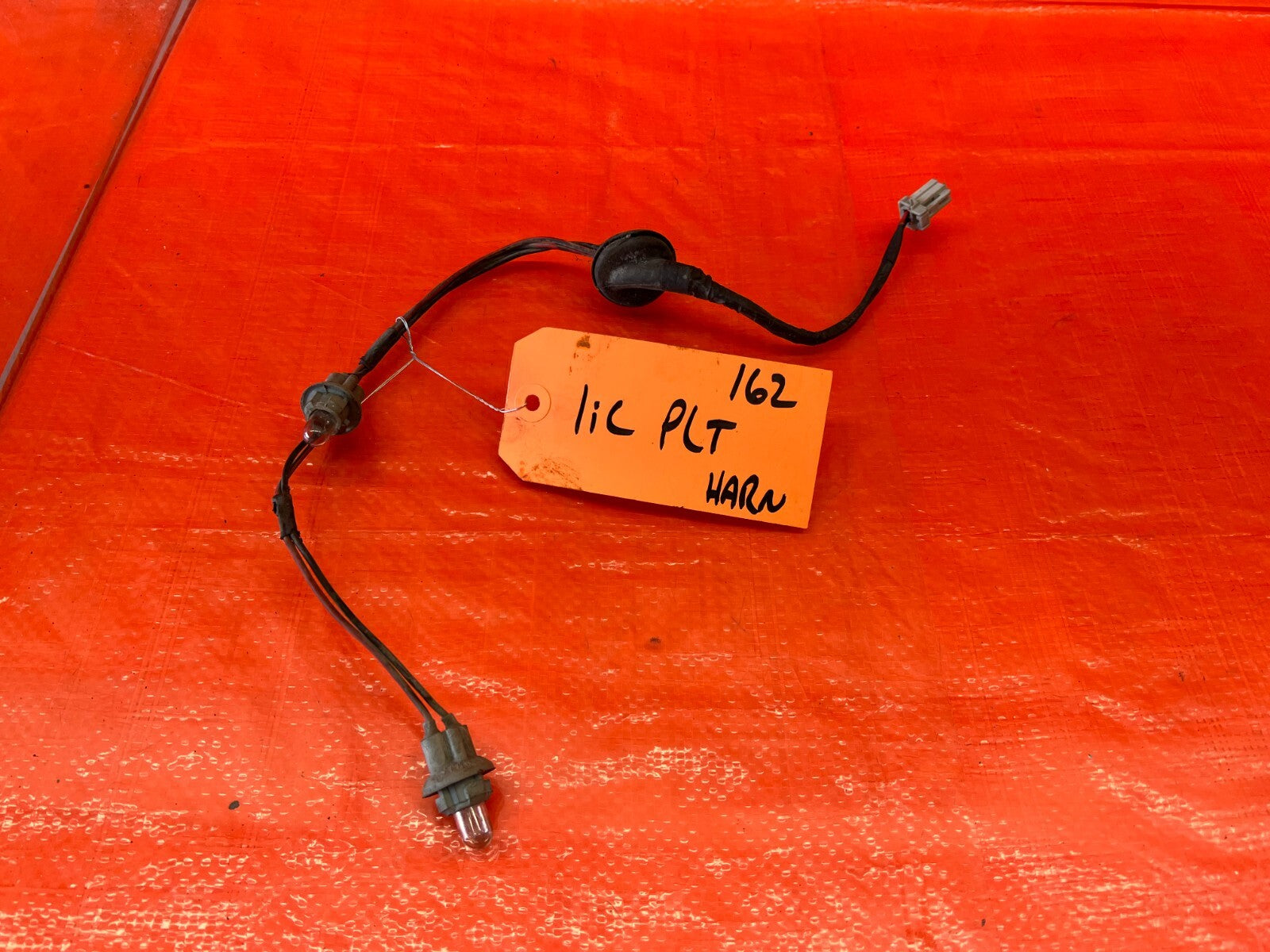 96 98 HONDA CIVIC SEDAN REAR BUMPER LICENSE PLATE WIRE HARNESS WIRING LOOM #1620