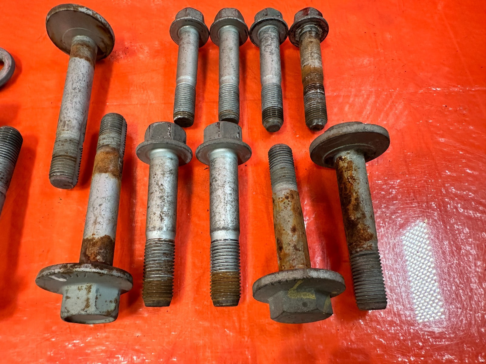 13 16 HYUNDAI GENESIS COUPE 3.8L   REAR TRAILING ARM CAMBER CASTER BOLTS #3023