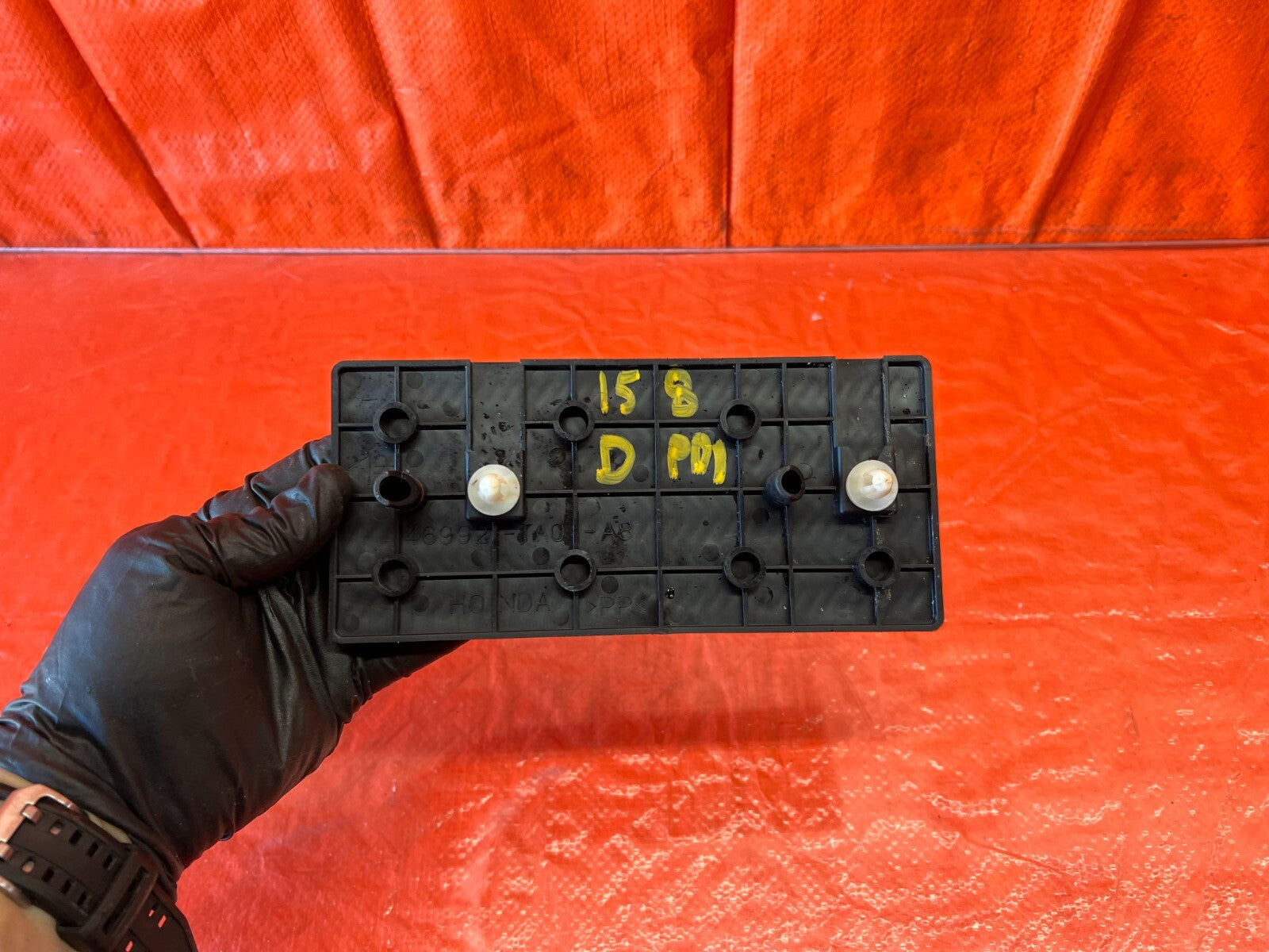09 14 ACURA TSX   DEAD PEDAL / FOOT REST   OEM FACTORY #1586