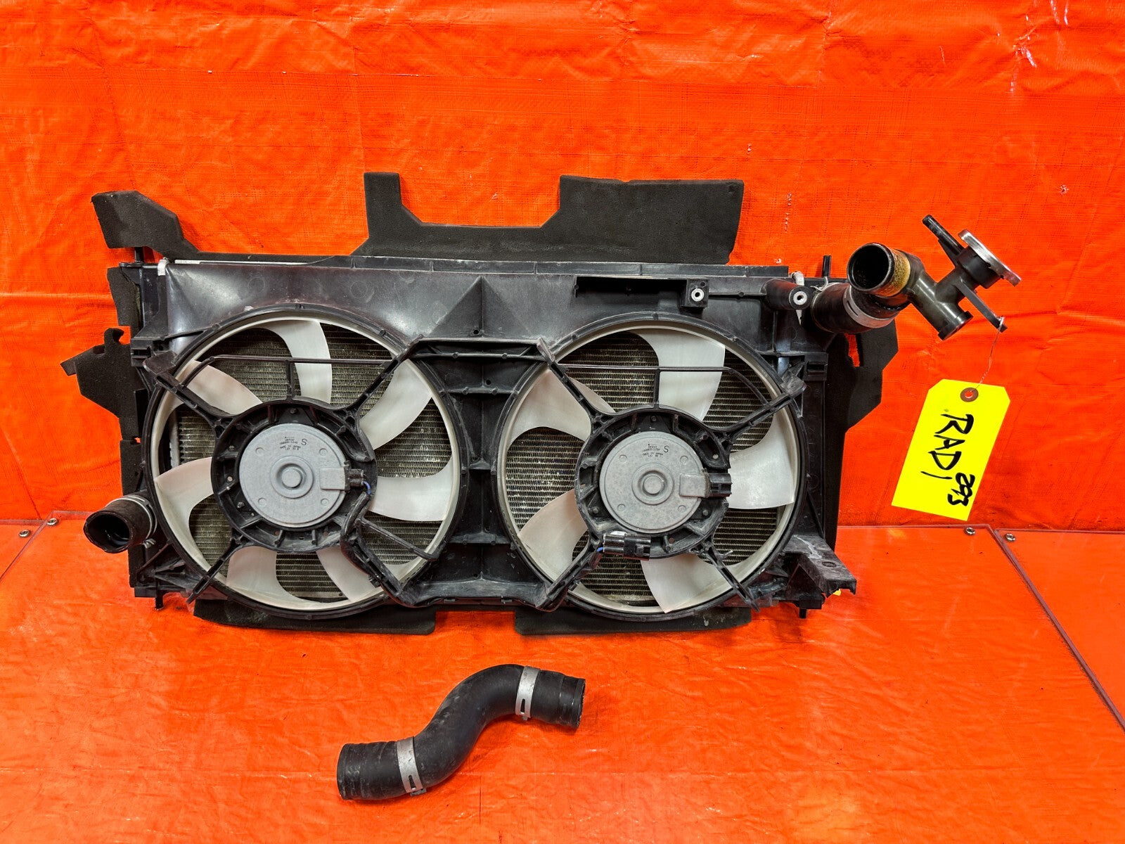13 16 SCION FRS MANUAL TRANSMISSION ONLY   RADIATOR W/ FANS   OEM #2931