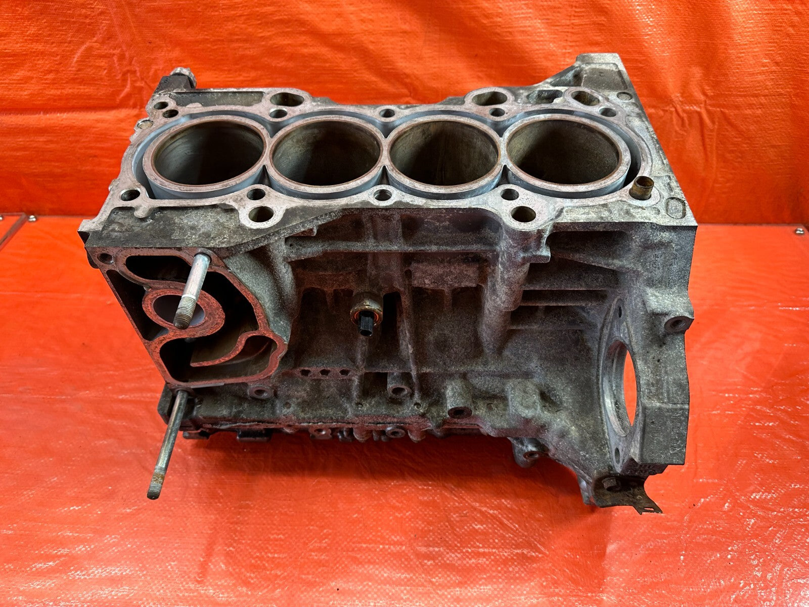 02 05 HONDA CIVIC SI EP3 HATCHBACK   K20A3 ENGINE MOTOR SHORT BLOCK W/ MAIN CAPS2