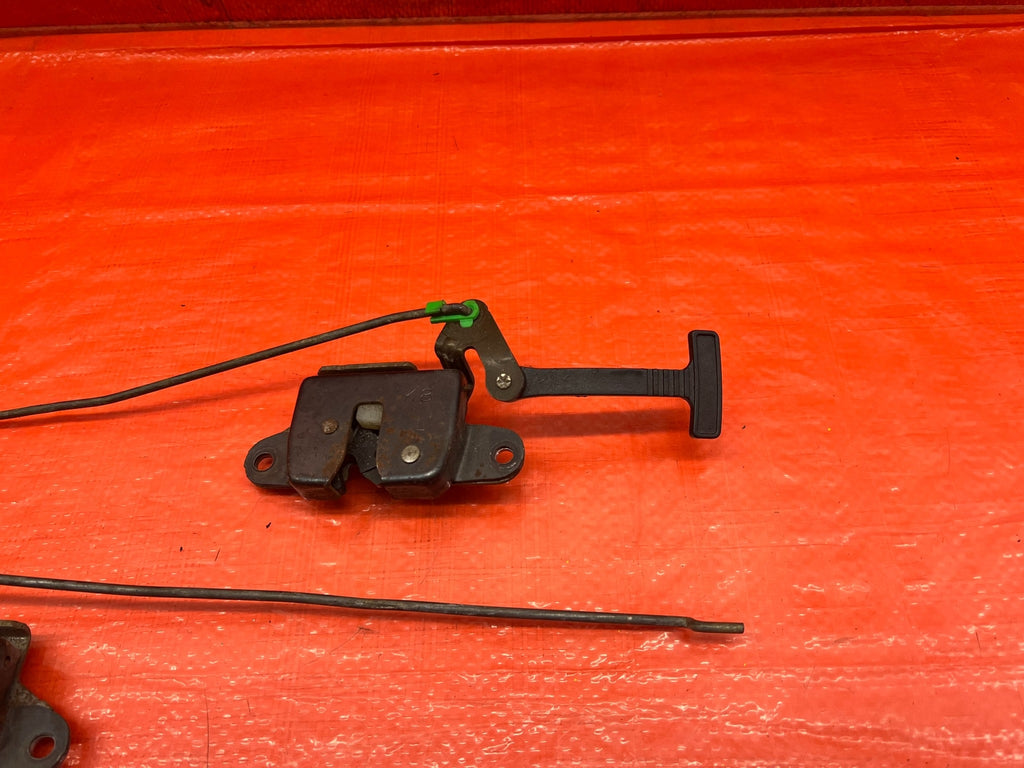 96 00 HONDA CIVIC COUPE   REAR SEAT RELEASE PULL HANDLES   LEFT & RIGHT OEM #2314