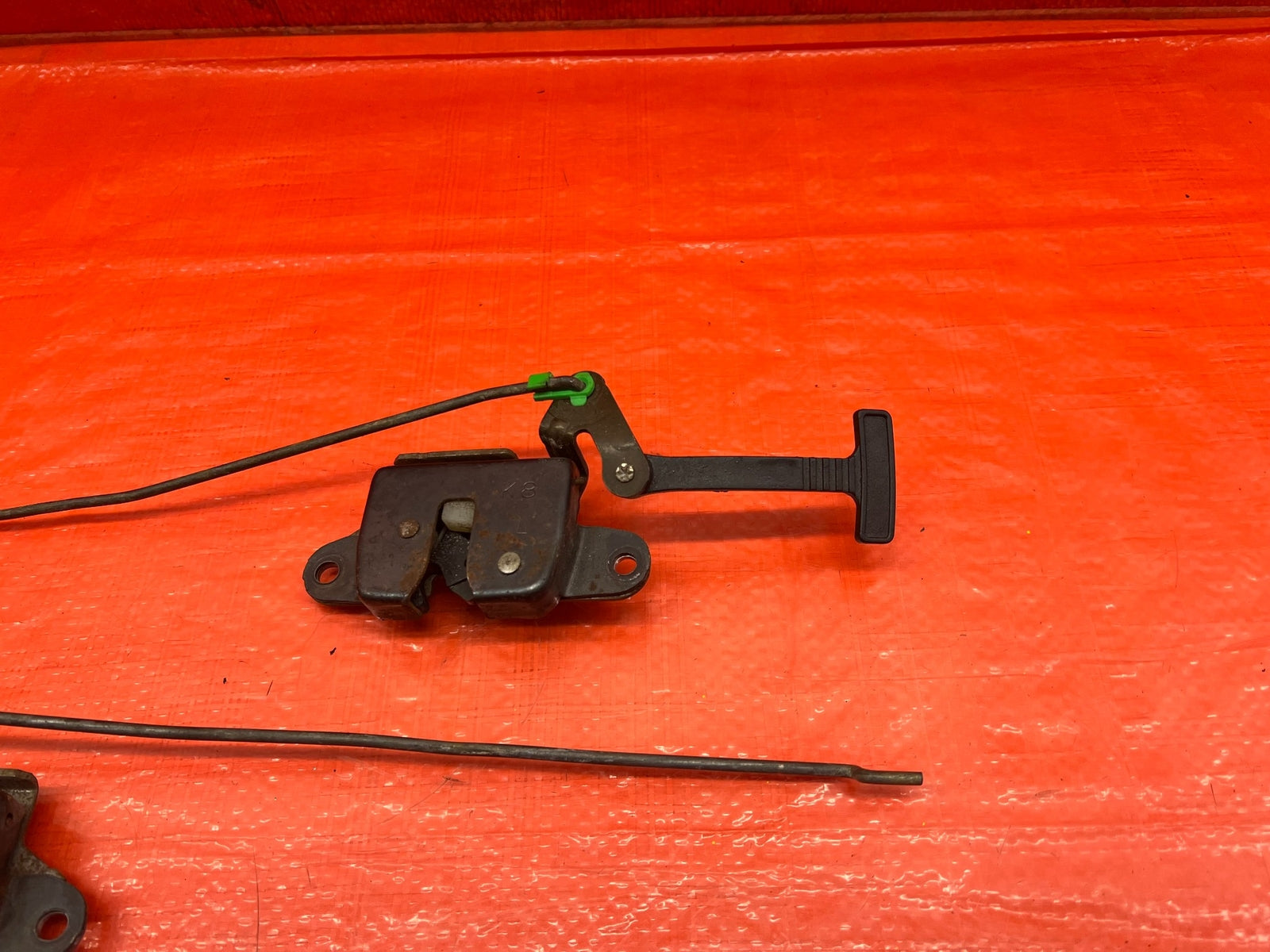 96 00 HONDA CIVIC COUPE   REAR SEAT RELEASE PULL HANDLES   LEFT & RIGHT OEM #2314