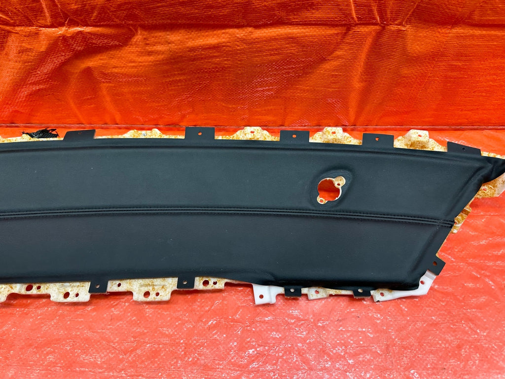 08 15 INFINITI G37 & Q60 COUPE DRIVER LEFT BLACK LEATHER DOOR PANEL INSERT #1855