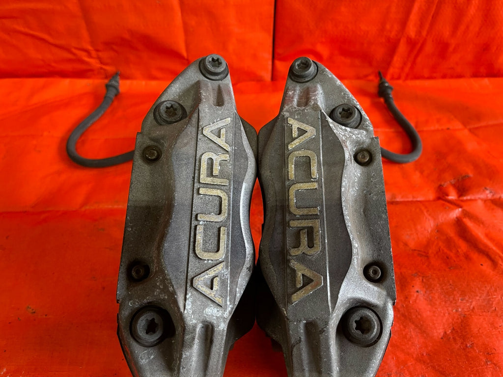 05 12 ACURA RL   4 PISTON BIG BRAKE CALIPER SET   CALIPERS LEFT RIGHT   OEM OE6