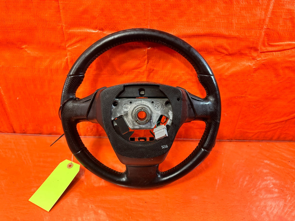 05 07 INFINITI G35 COUPE   STEERING WHEEL   BLACK LEATHER WRAP   OEM #2987