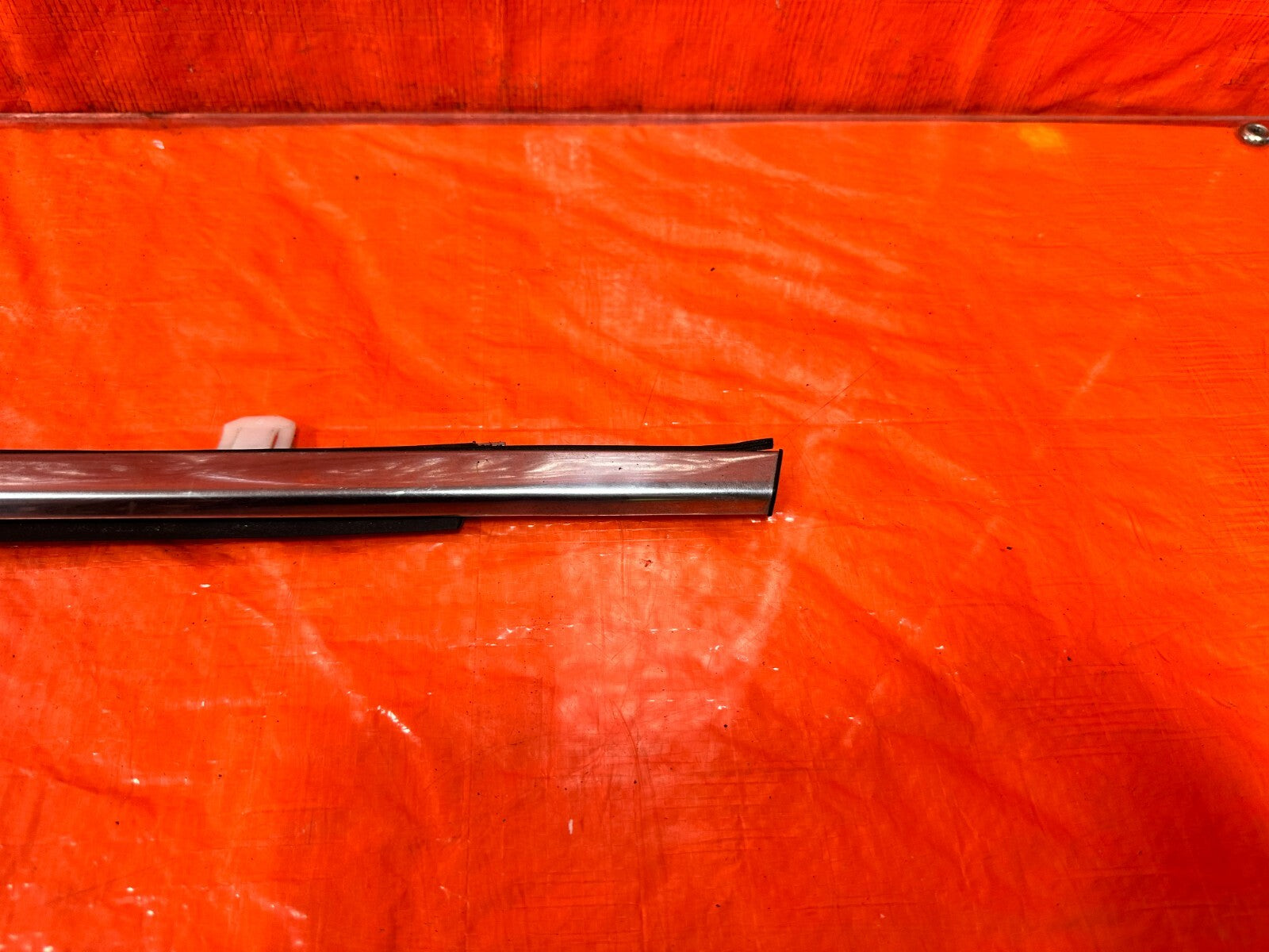 09 14 ACURA TSX   LEFT REAR EXTERIOR WINDOW GLASS TRIM BELT MOLDING   OEM #2794