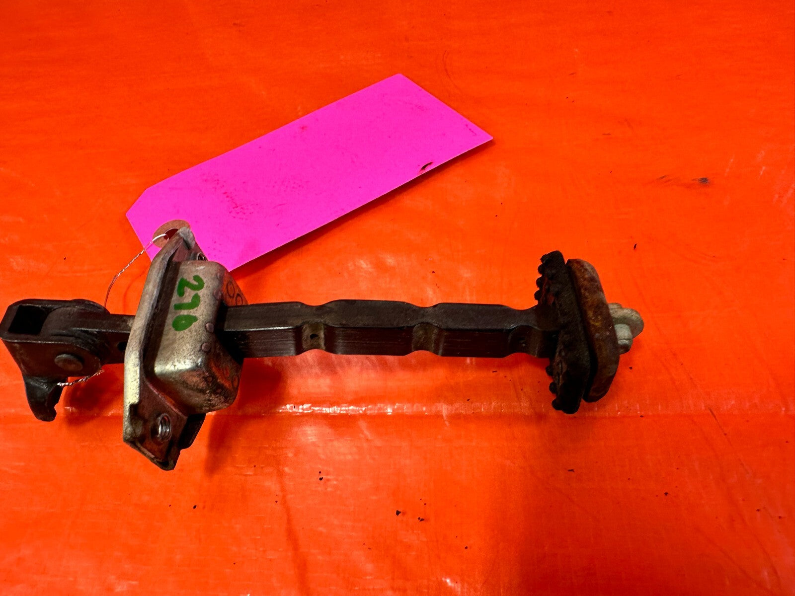 06 11 CIVIC 4D SEDAN   DRIVER LEFT FRONT DOOR CHECKER HINGE ARM STOPPER OEM #2707