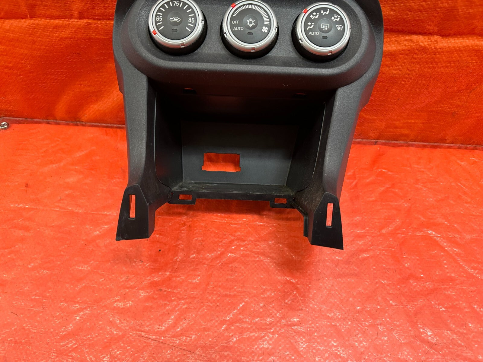 08 12 LANCER EVOLUTION X EVO 10 AC HEATER CLIMATE CONTROL SWITCH W/ TRIM OEM 2171