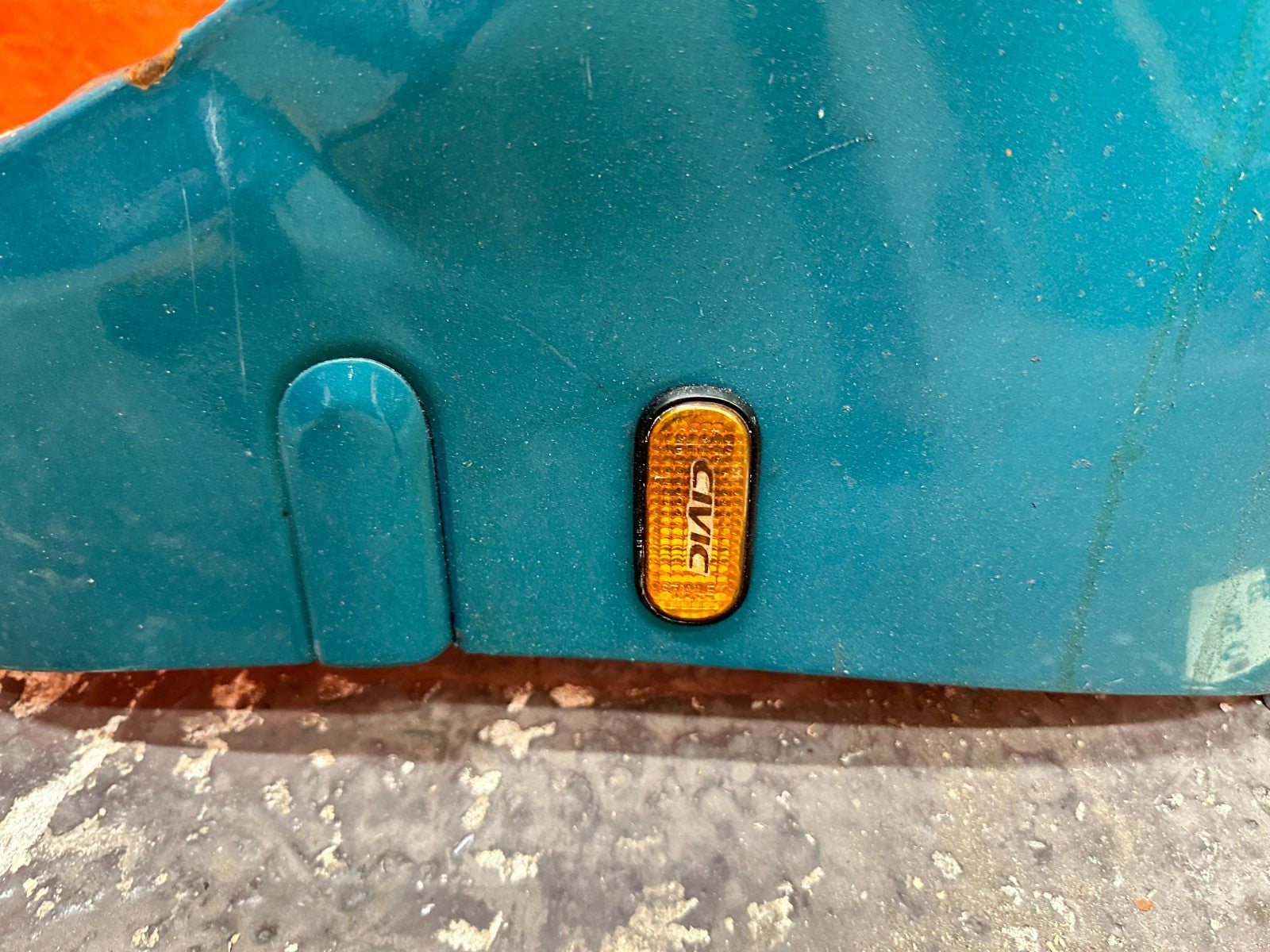 92 95 HONDA CIVIC 2D COUPE LEFT DRIVER FRONT FENDER PANEL W/ SIDE MARKER OEM7
