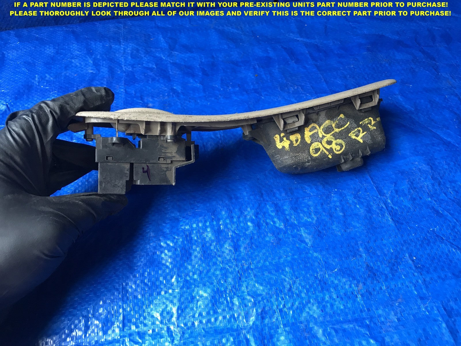 OEM 1998 99 00 2001 HONDA ACCORD SEDAN PASSENGER RIGHT REAR WINDOW SWITCH   3