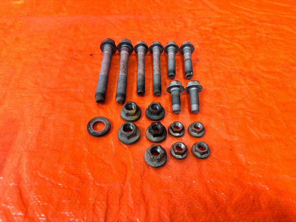 16 24 INFINITI Q50   POWER STEERING RACK BOLTS BRACKETS HARDWARE   OEM #3141