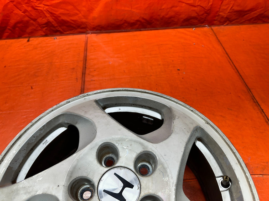 97-01 HONDA PRELUDE 2D 2.2L H22A4 SINGLE OEM ALLOY WHEEL RIM 16X6.5" OEM #LUDE7