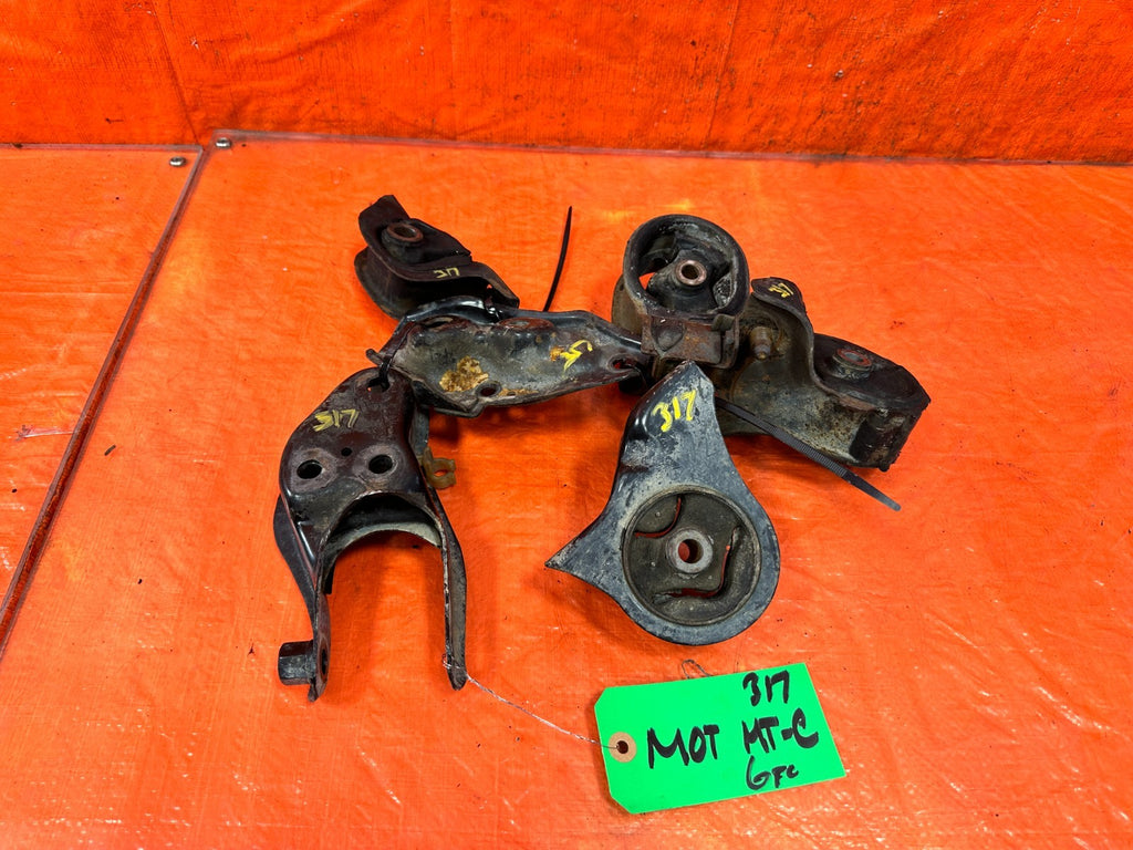 90 91 HONDA CIVIC SOHC   COMPLETE ENGINE MOTOR MOUNT SET W/ BRACKETS   5 SPEED1