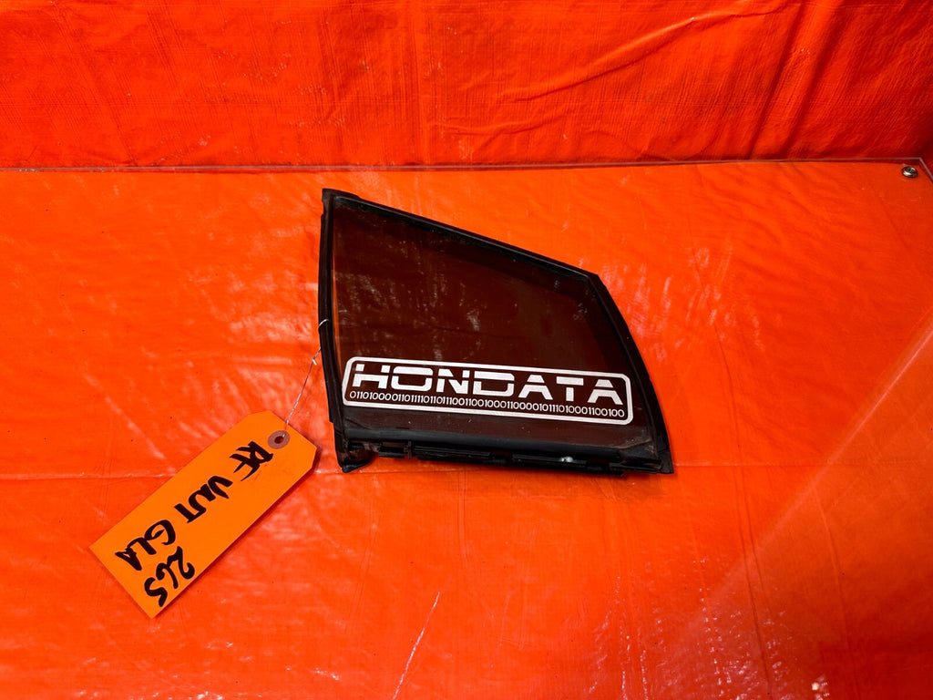 13 15 HONDA CIVIC 2D COUPE   PASSENGER RIGHT FRONT   DOOR VENT GLASS OEM #2650