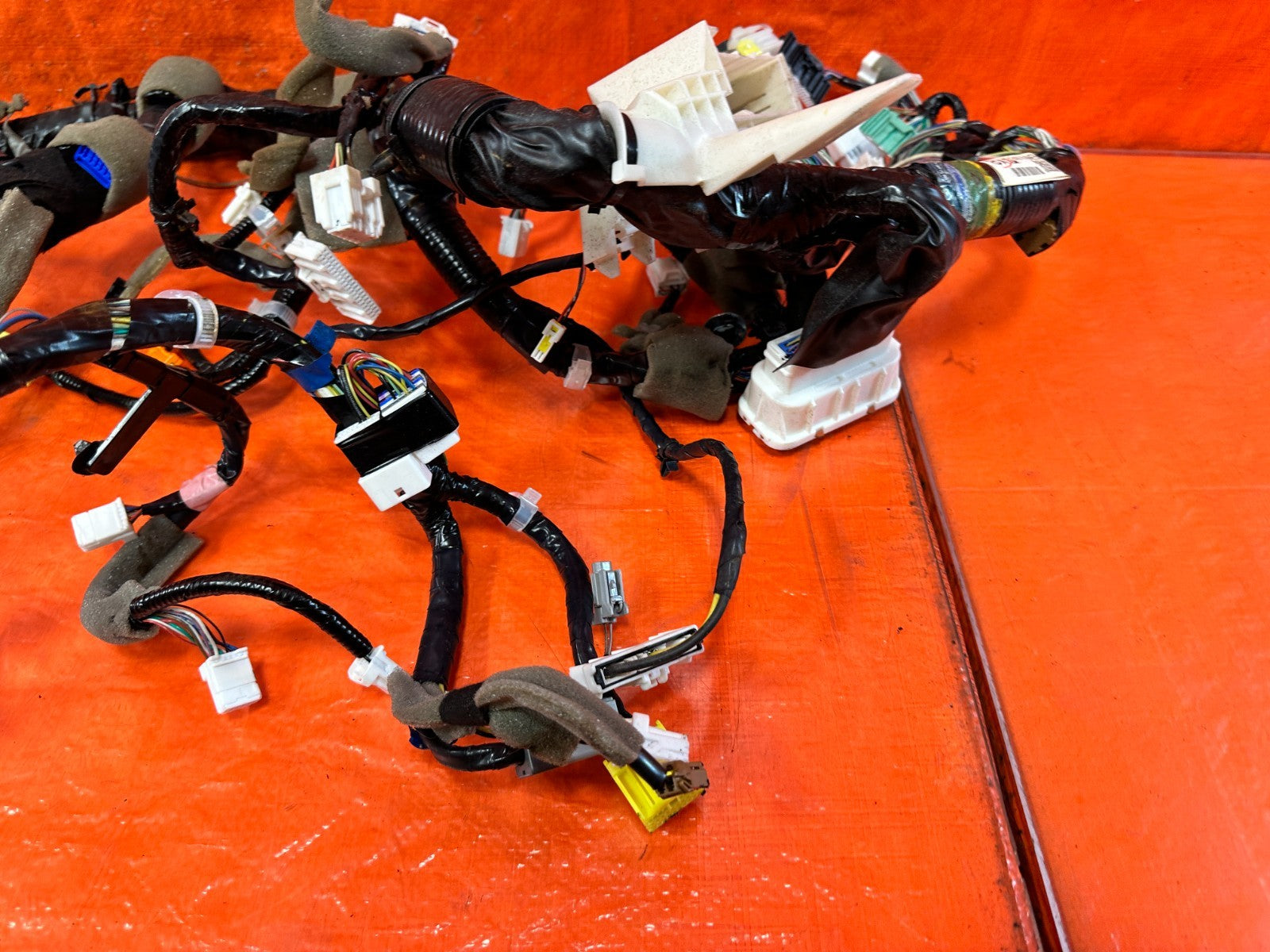 17 INFINITI Q50 RED SPORT 400 DASH BOARD CLUSTER WIRING HARNESS WIRE LOOM #3144