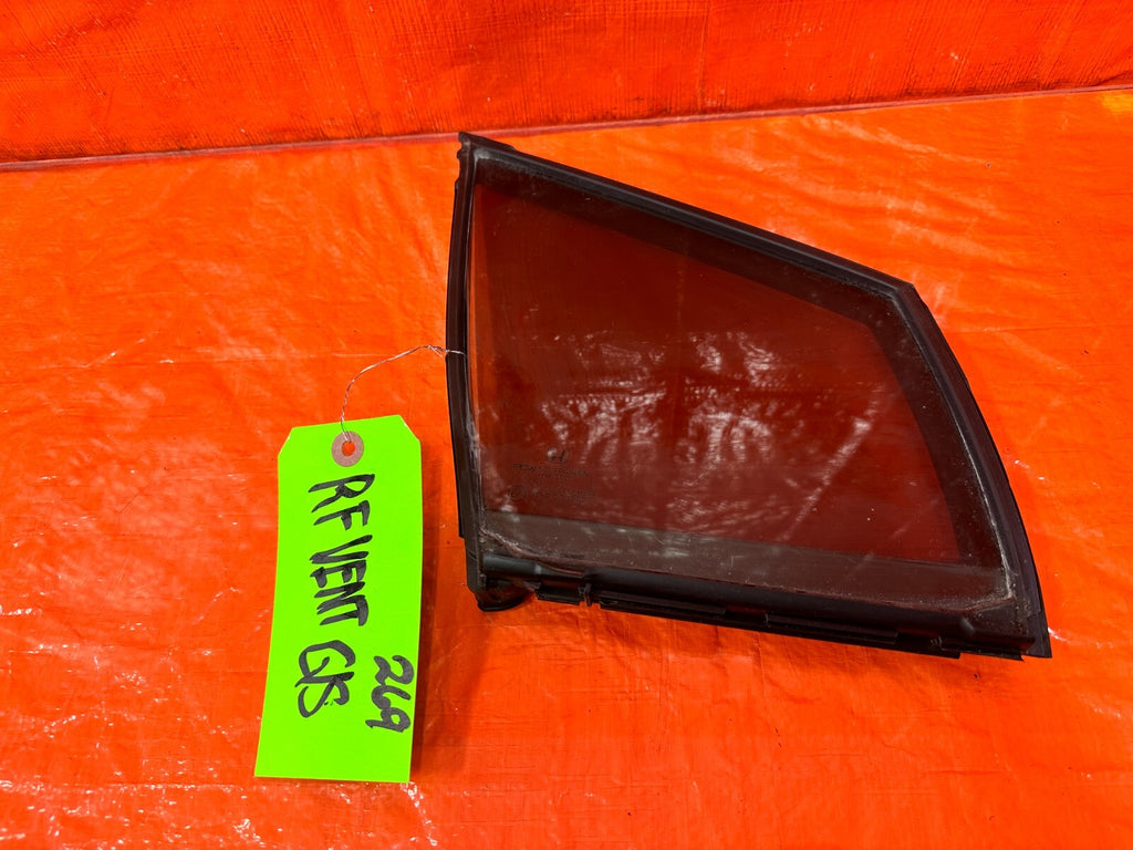 13 15 HONDA CIVIC 2D COUPE   PASSENGER RIGHT FRONT   DOOR VENT GLASS OEM #2697