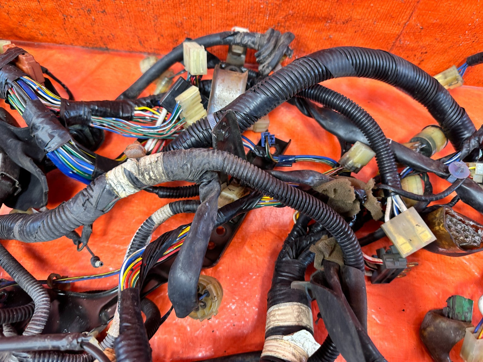 90 91 HONDA CIVIC HATCHBACK INTERIOR FIREWALL CABIN WIRING WIRE HARNESS OEM 3257