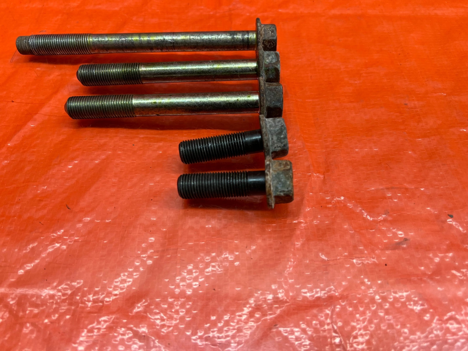 08 12 HONDA ACCORD 2.4L   REAR TRANSMISSION BRACKET BOLTS HARDWARE   OEM #1744