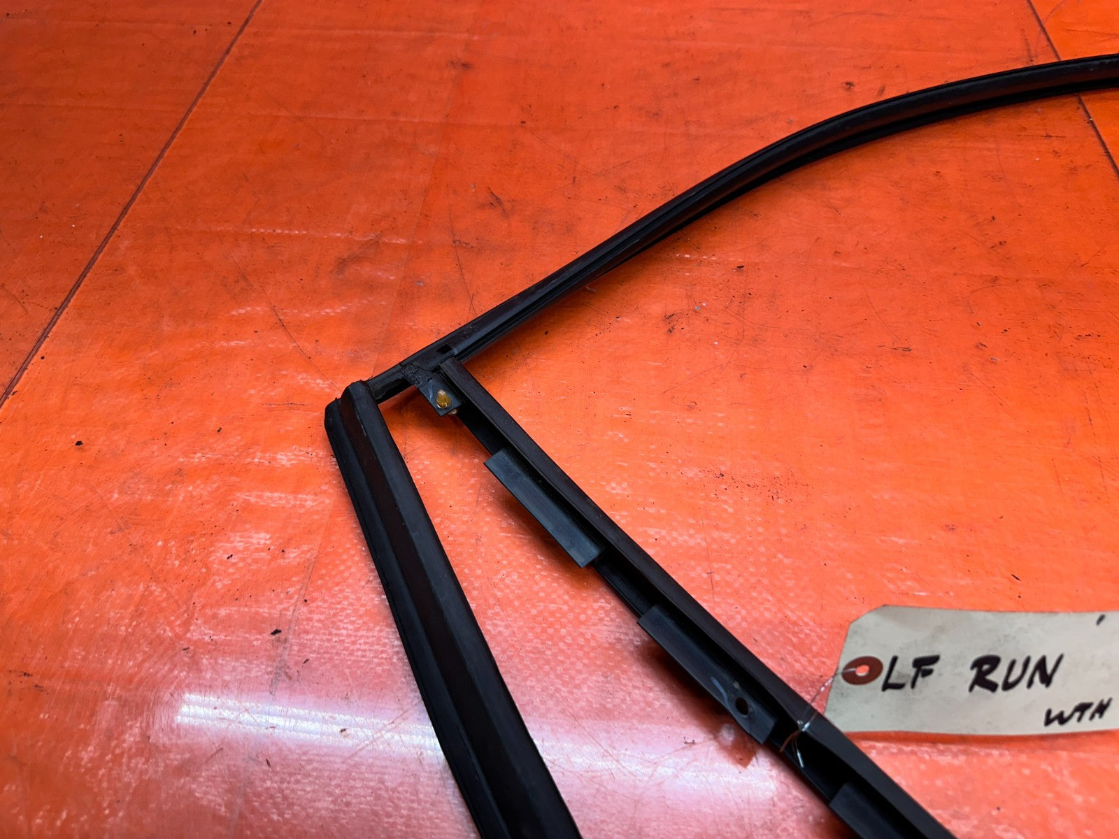 92 96 HONDA PRELUDE LEFT DRIVER WINDOW RUN CHANNEL OEM #3325