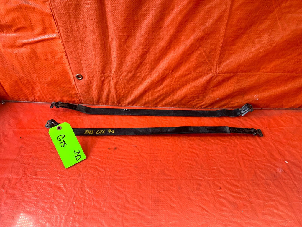 88 91 HONDA CRX   GASOLINE GAS FUEL TANK STRAP SET STRAPS SUPPORTS   OEM #2436