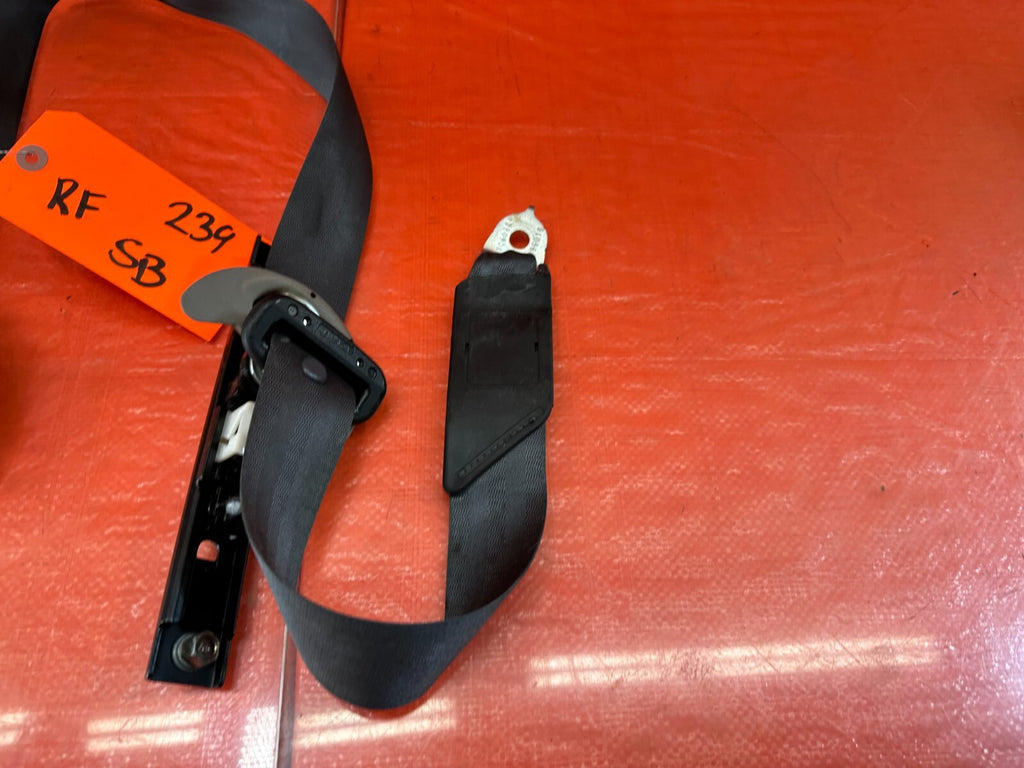 2012 12 HONDA ACCORD SEDAN   PASSENGER RIGHT FRONT   SEAT BELT   BLACK   OEM 2391