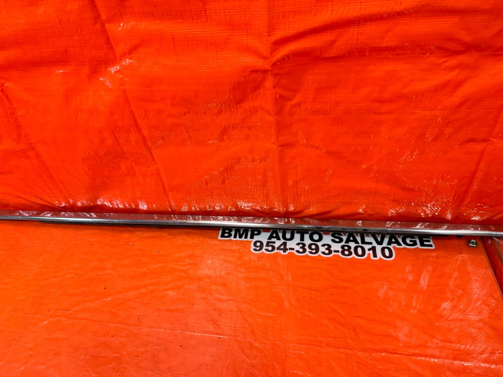 2010 10 INFINITI FX35   DRIVER LEFT REAR DOOR GLASS WINDOW TRIM   OEM #1166