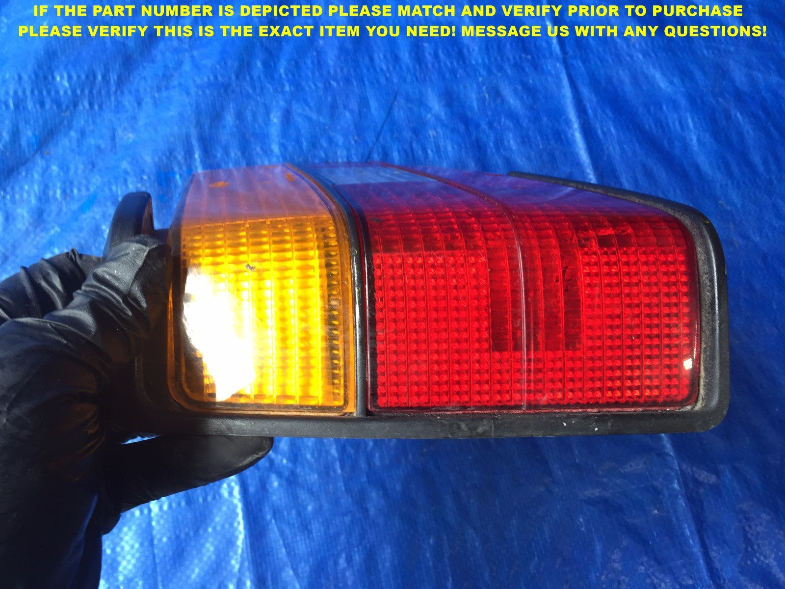 OEM 1984 1985 1986 1987 88 VOLKSWAGEN JETTA DRIVER LEFT TAIL LIGHT 165945112 3B4