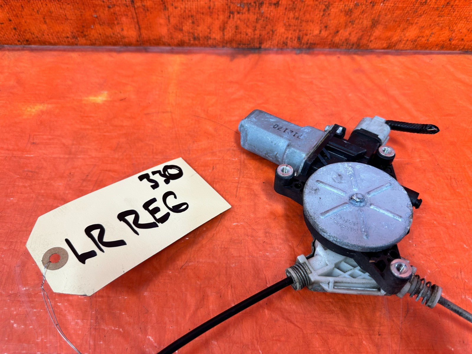 04 08 ACURA TSX LEFT DRIVER REAR POWER WINDOW REGULATOR W/ MOTOR OEM #3301