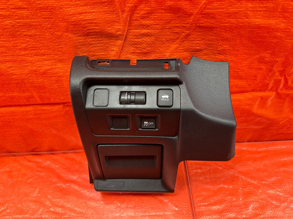 15 21 SUBARU WRX & STI   LEFT KNEE TRIM W/ DIMMER TRACTION FUSE DIAGRAM SWITCH5