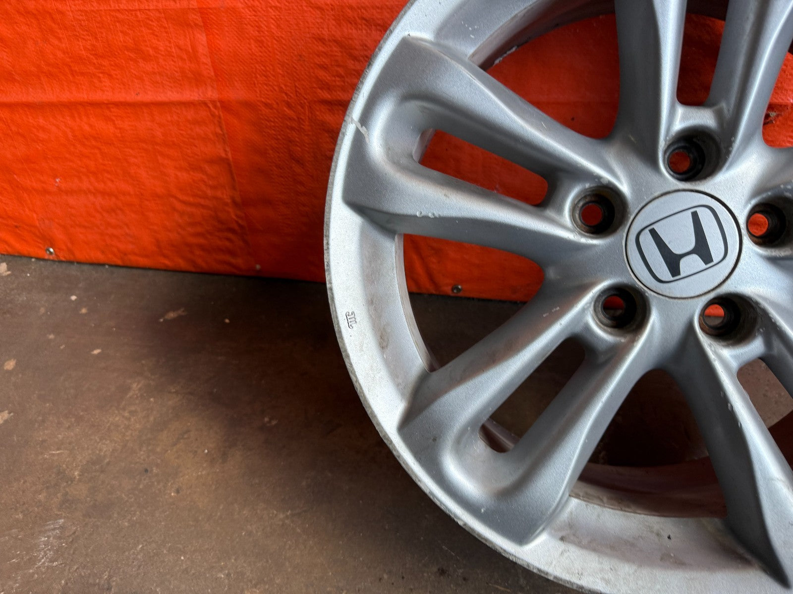 06 11 HONDA CIVIC SI   FACTORY 5 SPOKE 17 INCH WHEEL RIM   OEM GENUINE OE 306 15