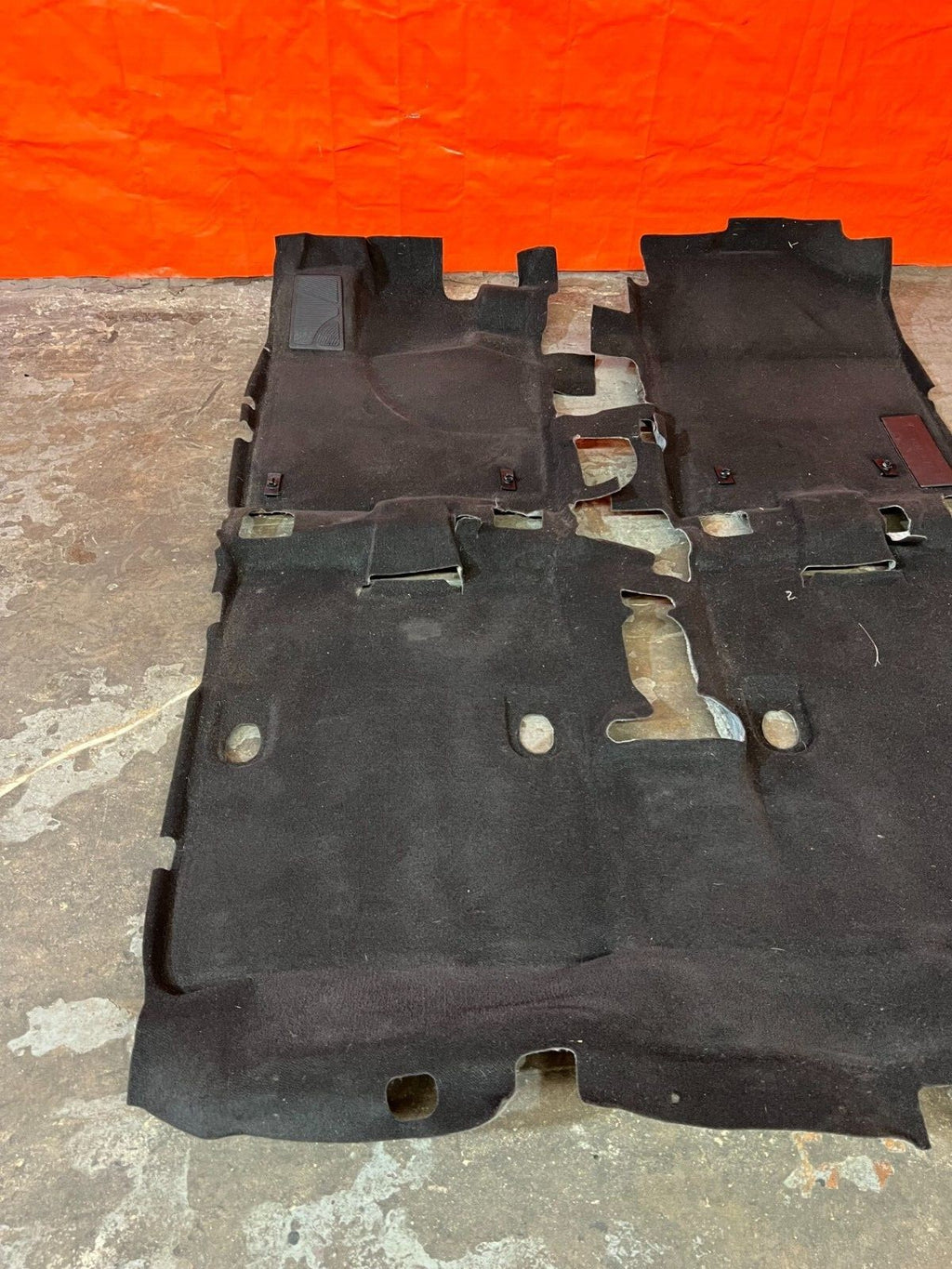 13 18 ACURA RDX BASE   INTERIOR FLOOR CARPET RUG MAT   BLACK IN COLOR   OEM #1536