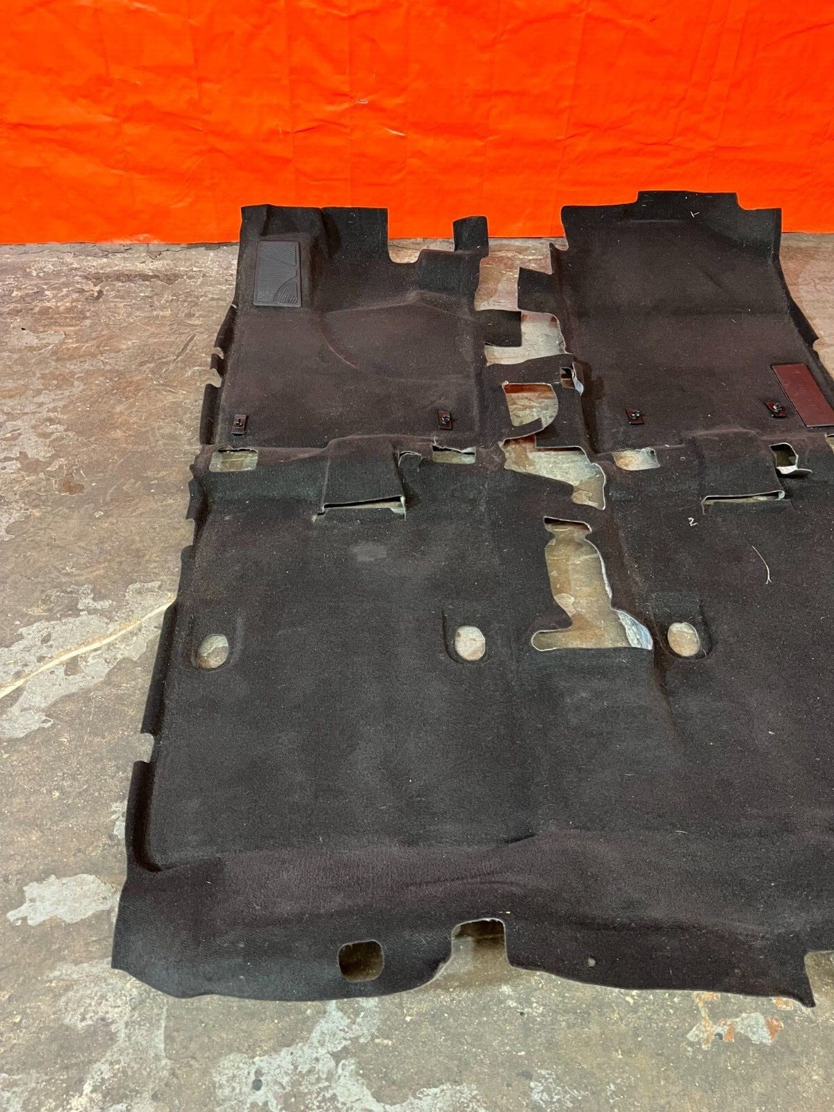 13 18 ACURA RDX BASE   INTERIOR FLOOR CARPET RUG MAT   BLACK IN COLOR   OEM #1536