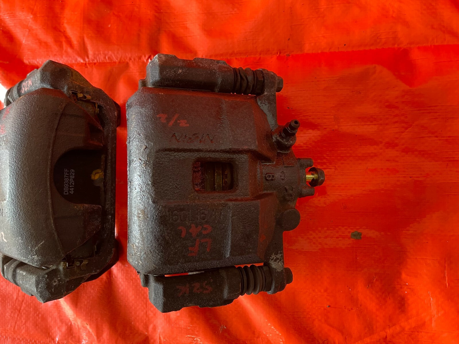 00 09 HONDA S2000   FRONT BRAKE CALIPER SET   CALIPERS LEFT RIGHT   OEM GENUINE 1