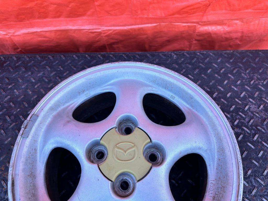 90 05 MAZDA MX 5 MIATA   5 SPOKE   14x6 +40MM FACTORY WHEEL RIM   OEM #267 27