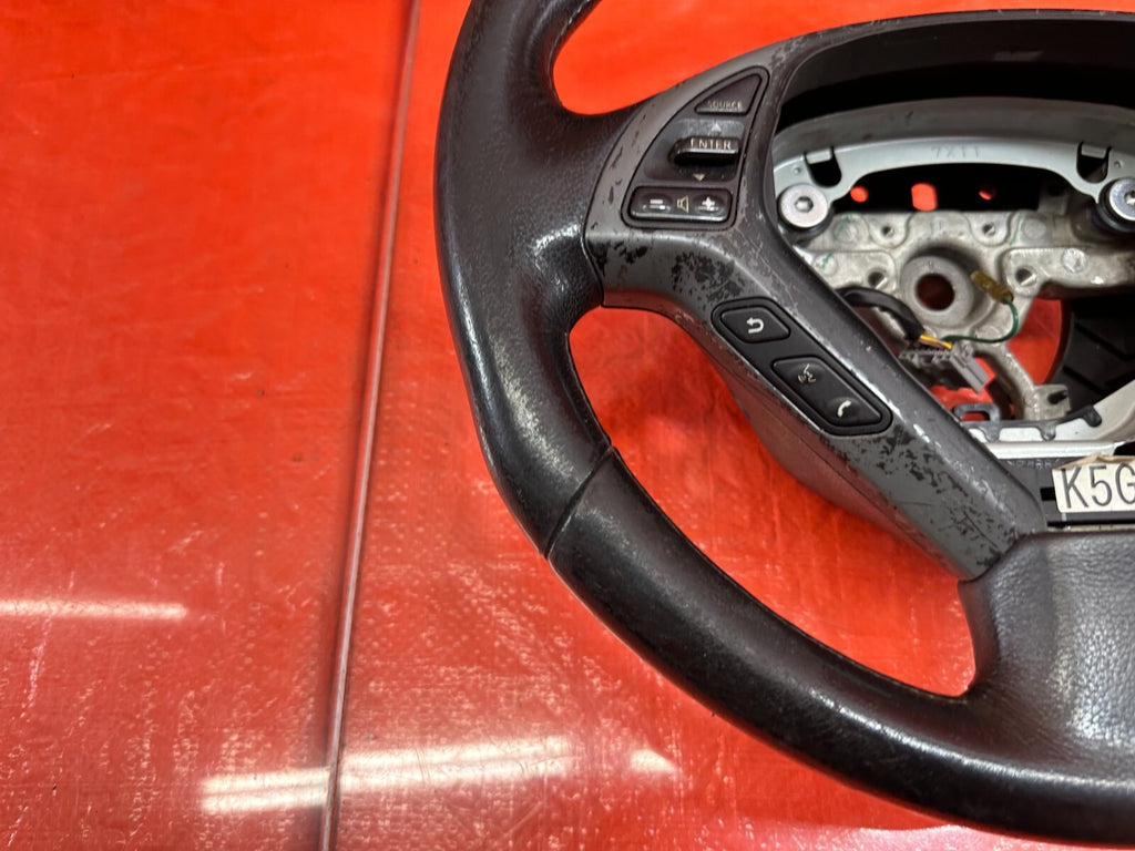 08 15 INFINITI G37 & Q60    2D COUPE  STEERING WHEEL   WEAR READ DESC   OEM #18812