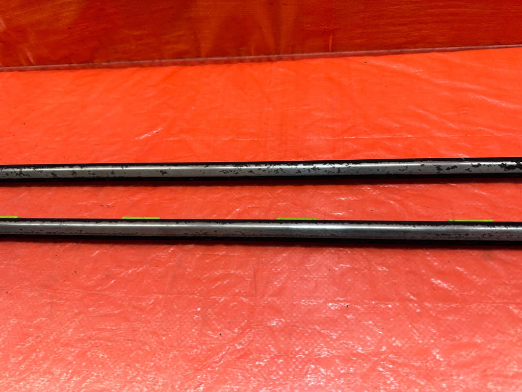 96 00 HONDA CIVIC COUPE HATCH EXTERIOR DOOR WINDOW GLASS TRIM SET LEFT RIGHT 1916