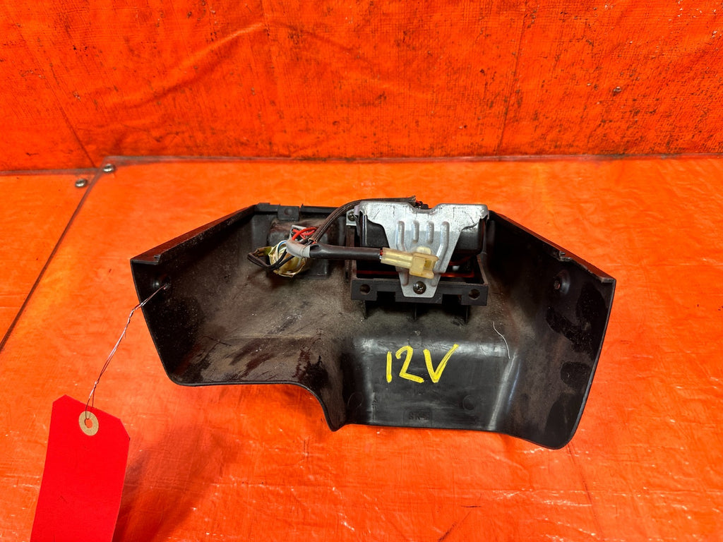 90 91 HONDA CIVIC HATCH   DASHBOARD 12V 12 VOLT CENTER STORAGE CONSOLE OEM 3259