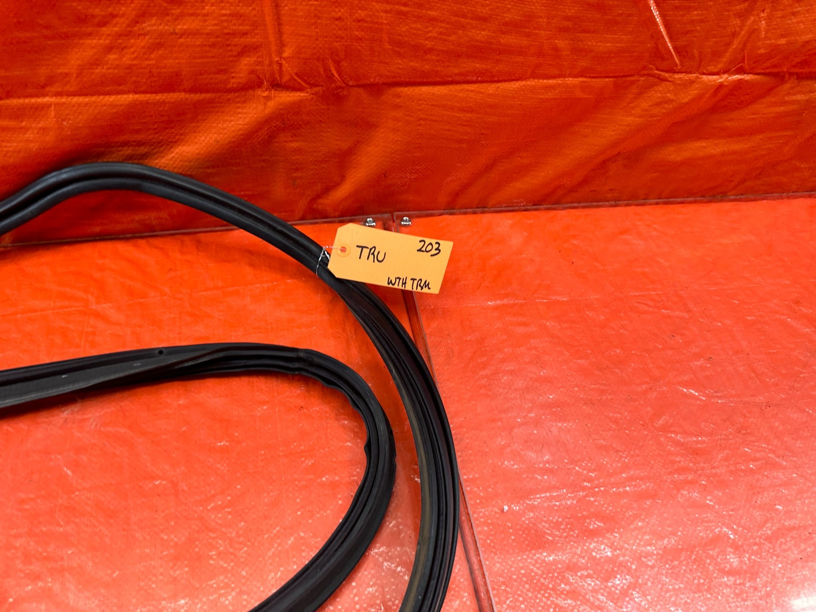 07 11 HONDA CIVIC SI SEDAN TRUNK WEATHER STRIP TRIM GASKET LINER LINING OEM #2034