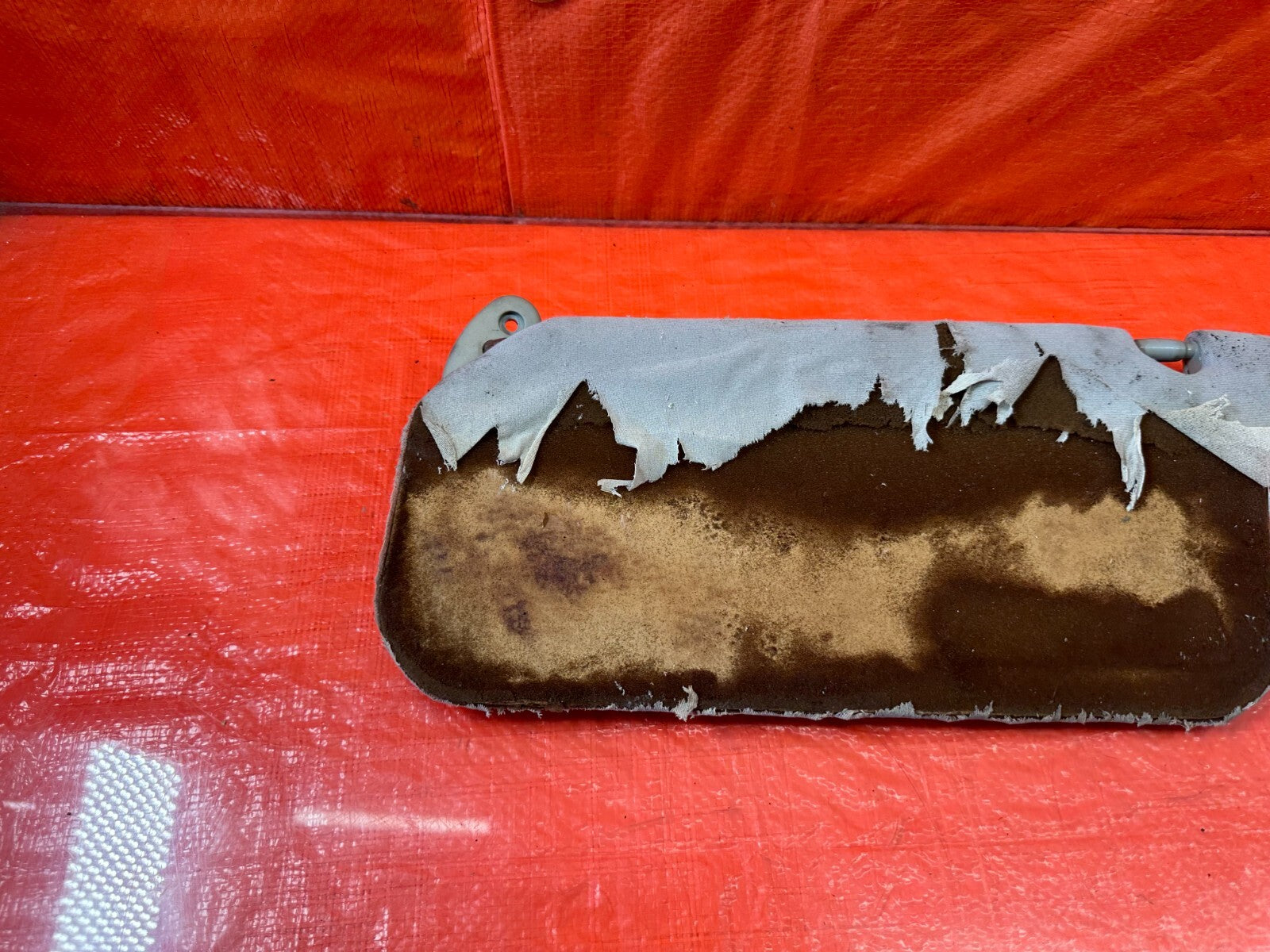 96 00 HONDA CIVIC   SUN VISOR   PASSENGER RIGHT SIDE   GRAY   OEM #201    WEAR7