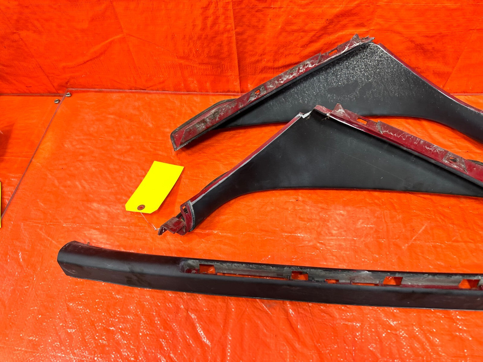 93 97 HONDA DEL SOL REAR TARGA TOP PILLAR MOLDING TRIM LEFT RIGHT CENTER OEM 27211