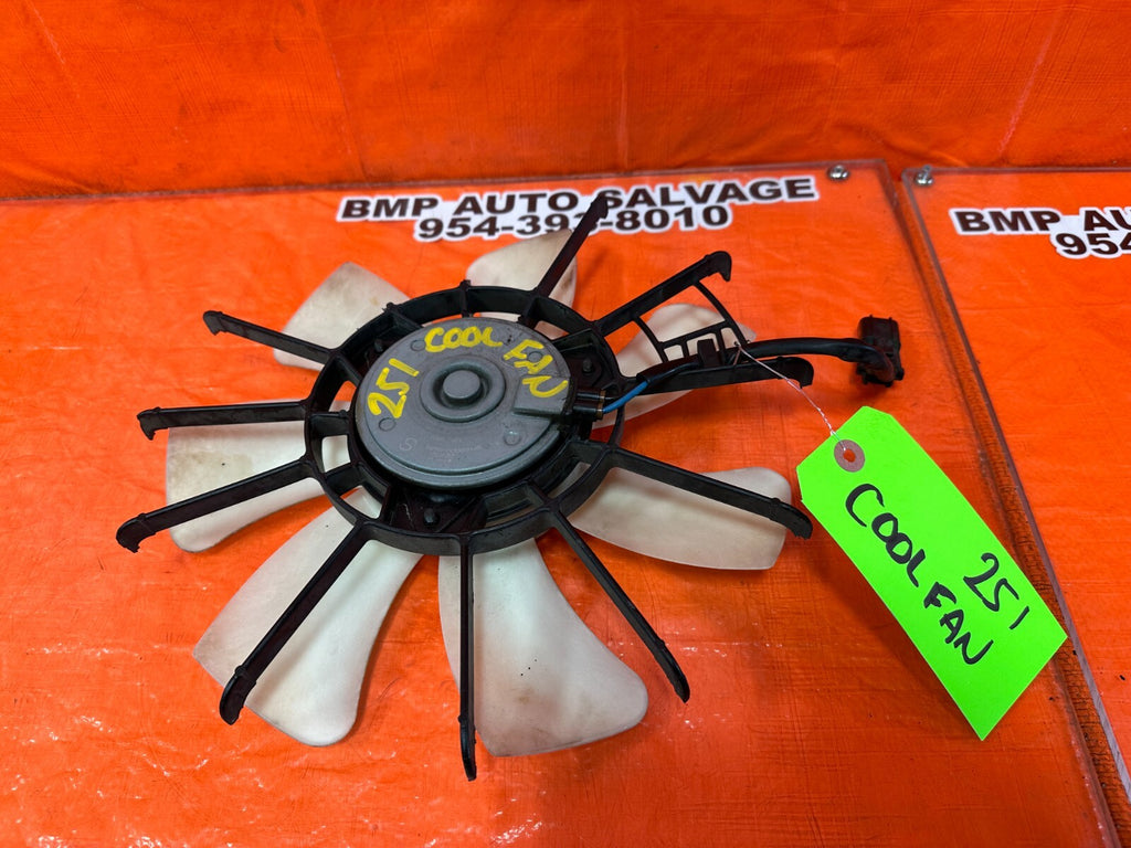 08 12 HONDA ACCORD SEDAN 2.4L AIR CONDITIONING AC CONDENSER COOLING FAN OEM #2512