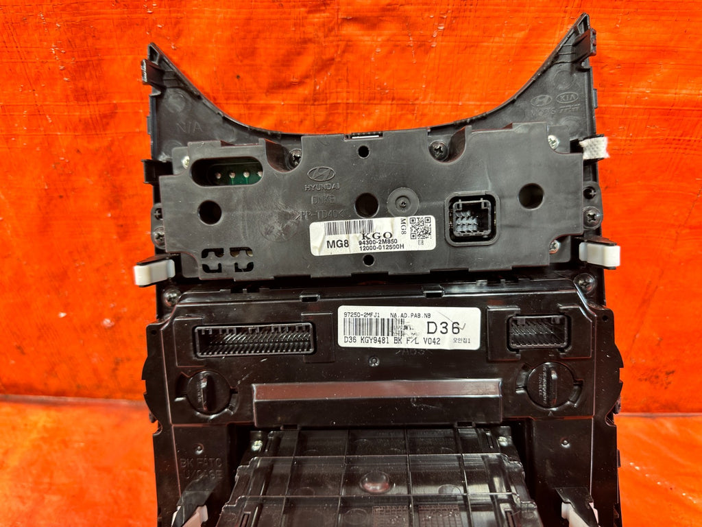13 16 HYUNDAI GENESIS COUPE   AC HEATER CLIMATE CONTROL W/ OIL FUEL TORQUE GAUGE6