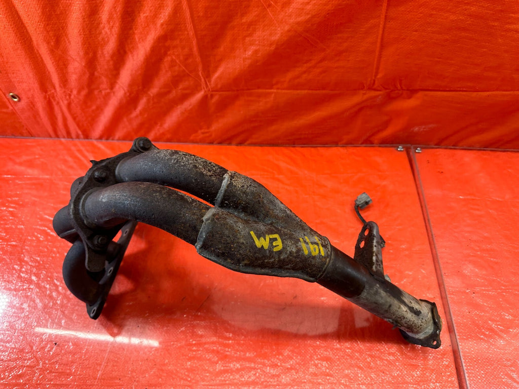 99 00 HONDA CIVIC EX D16Y8 HEADER / EXHAUST MANIFOLD W/ DOWN PIPE A PIPE OEM 19110