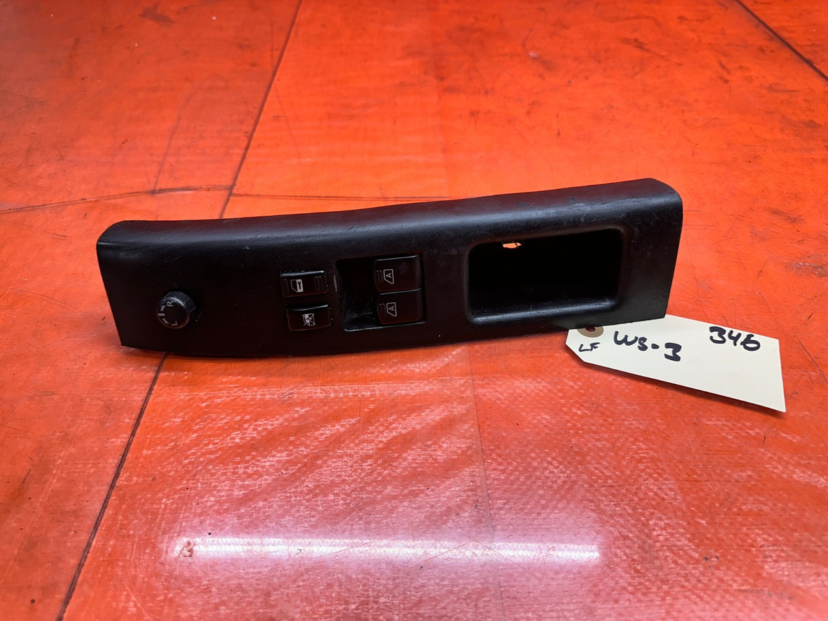 03-08 NISSAN 350Z DRIVER LEFT MAIN POWER WINDOW SWITCH BEZEL OEM #3460