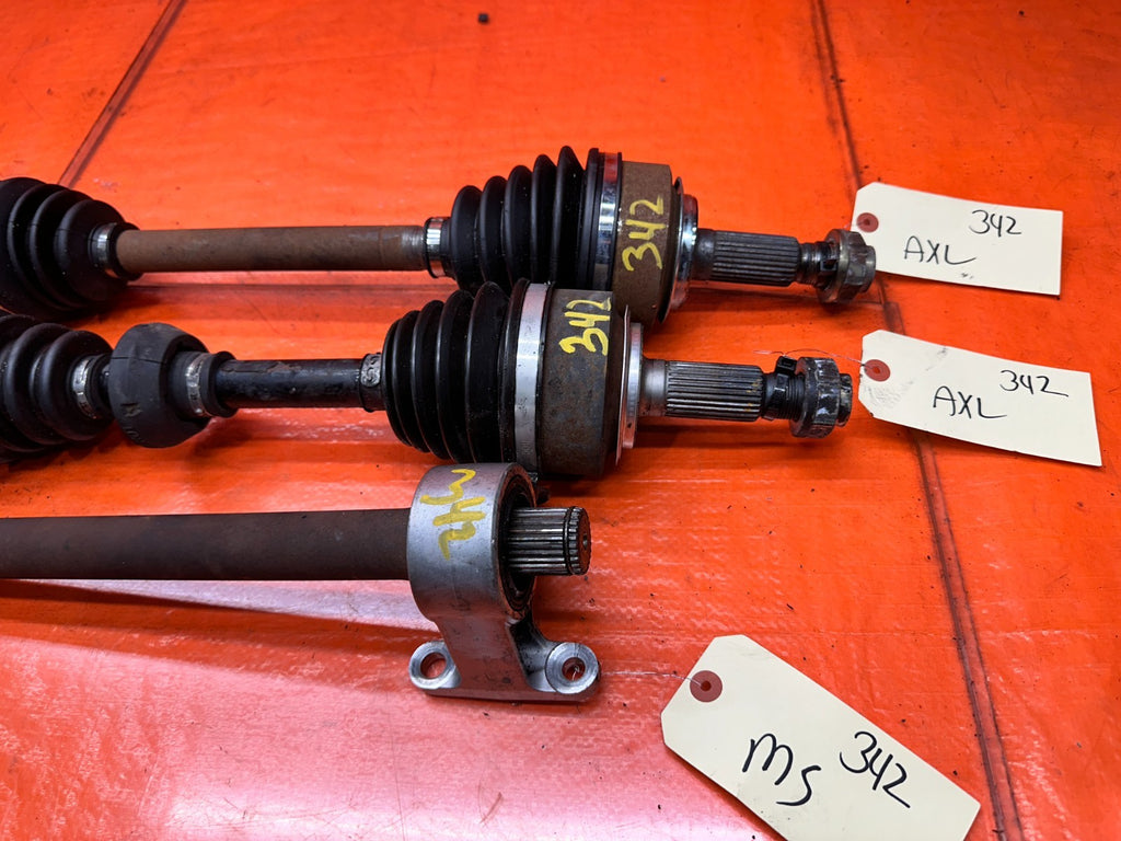 04-05 ACURA TSX 4D 2.4L K24A2 FRONT CV AXLES HALF SHAFTS INTERMEDIATE SHAFT #3427