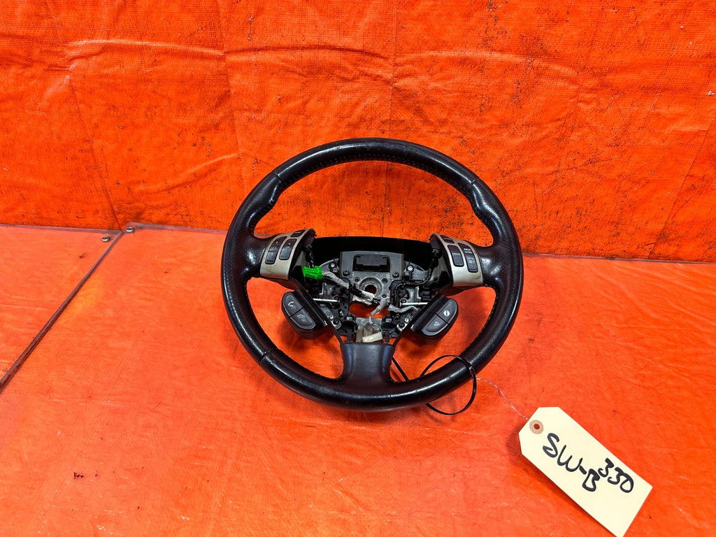 04 08 ACURA TSX LEATHER STEERING WHEEL W/ CRUISE AUDIO SWITCHES OEM #3300