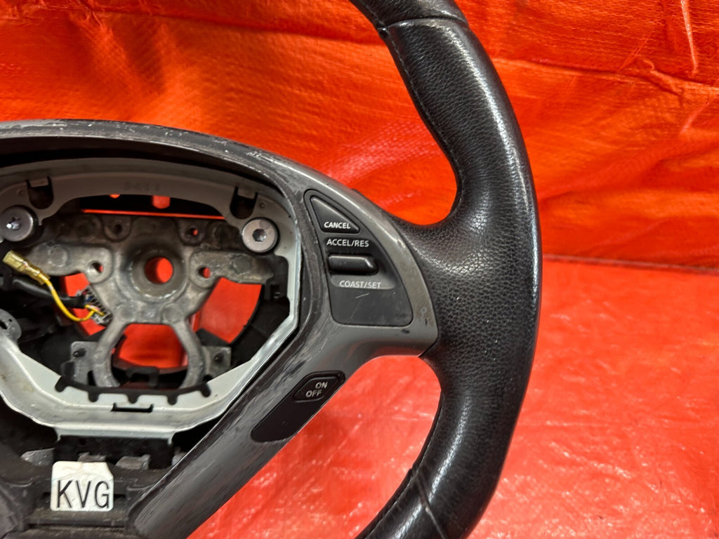08 15 INFINITI G37 & Q60    2D COUPE  STEERING WHEEL   WEAR READ DESC   OEM #2075